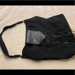 Large Fringe Shoulder Bag